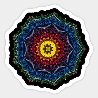 Rainbow mandala Sticker